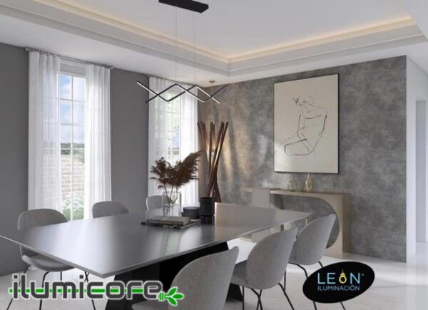 Candil LED BRAID 95W León Iluminación