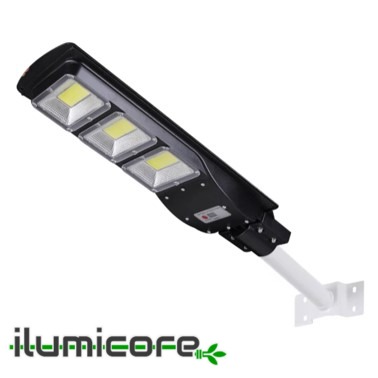 Lampara Suburbana Led COB Solar (All in one)100W; marca Zolar Led