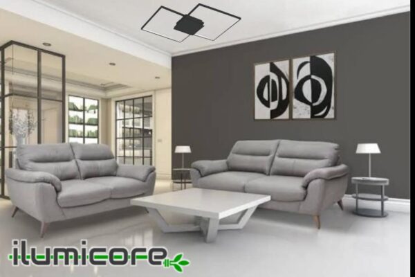 Candil Led Interlocking 52W marca León Iluminación