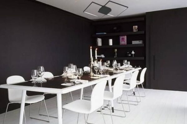 Candil Led Interlocking 52W marca León Iluminación