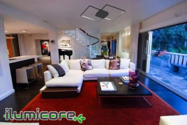 Candil Led Interlocking 52W marca León Iluminación