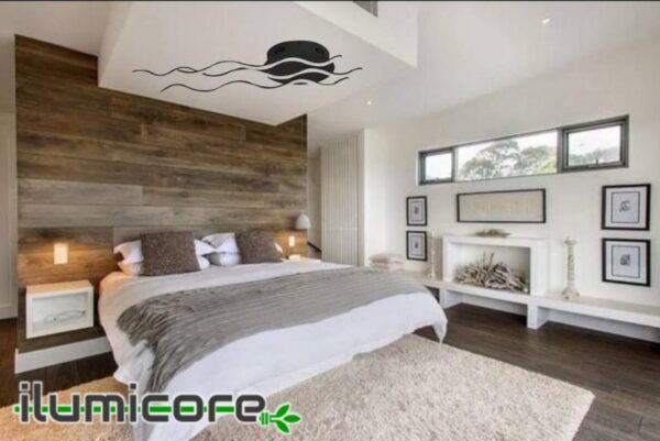 Candil Led Luxury Wave 54W marca León Iluminación
